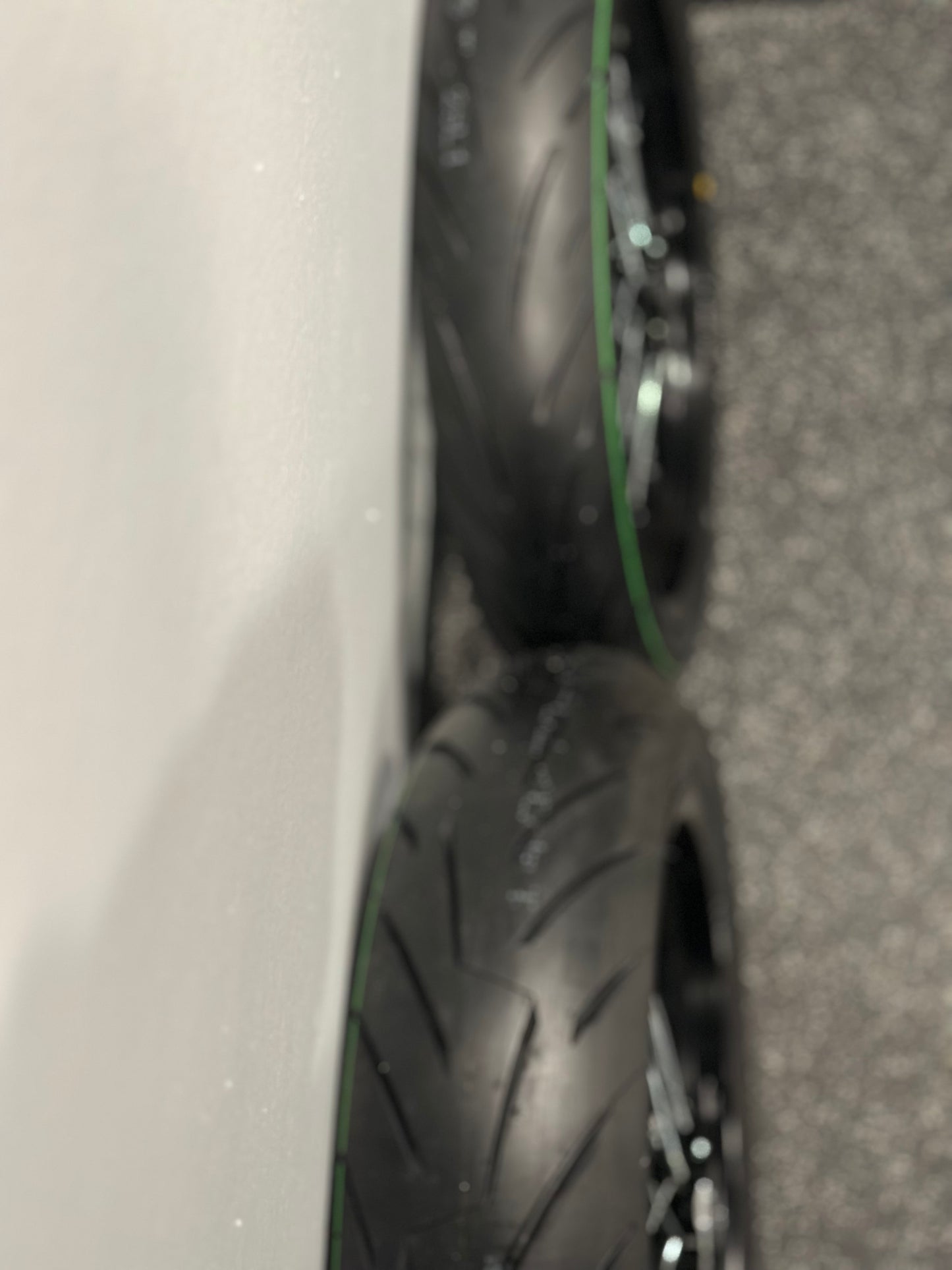 17" Wide Ultra Bee Supermoto - Silver Spokes