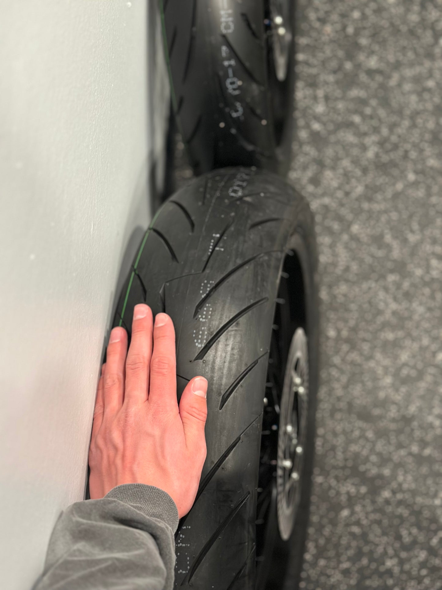 17" Wide Ultra Bee Supermoto - Silver Spokes