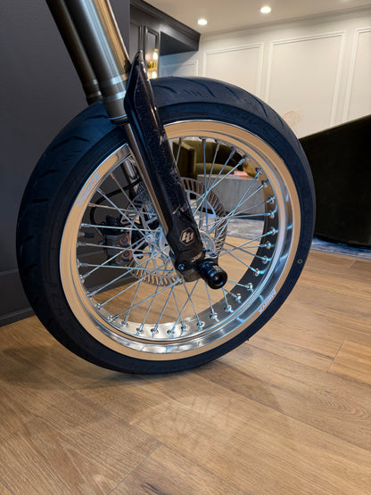 Meryx Ultra Wide Chrome Supermotos (4.25 Rear/3.5 Front)